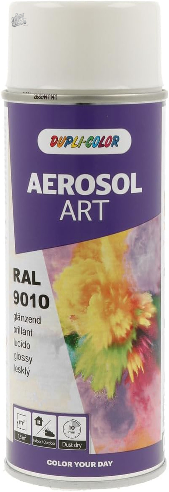 Aerosol Spray Art RAL 9010 Pure White Glossy 400ml Paint Enamel Paint Bombo