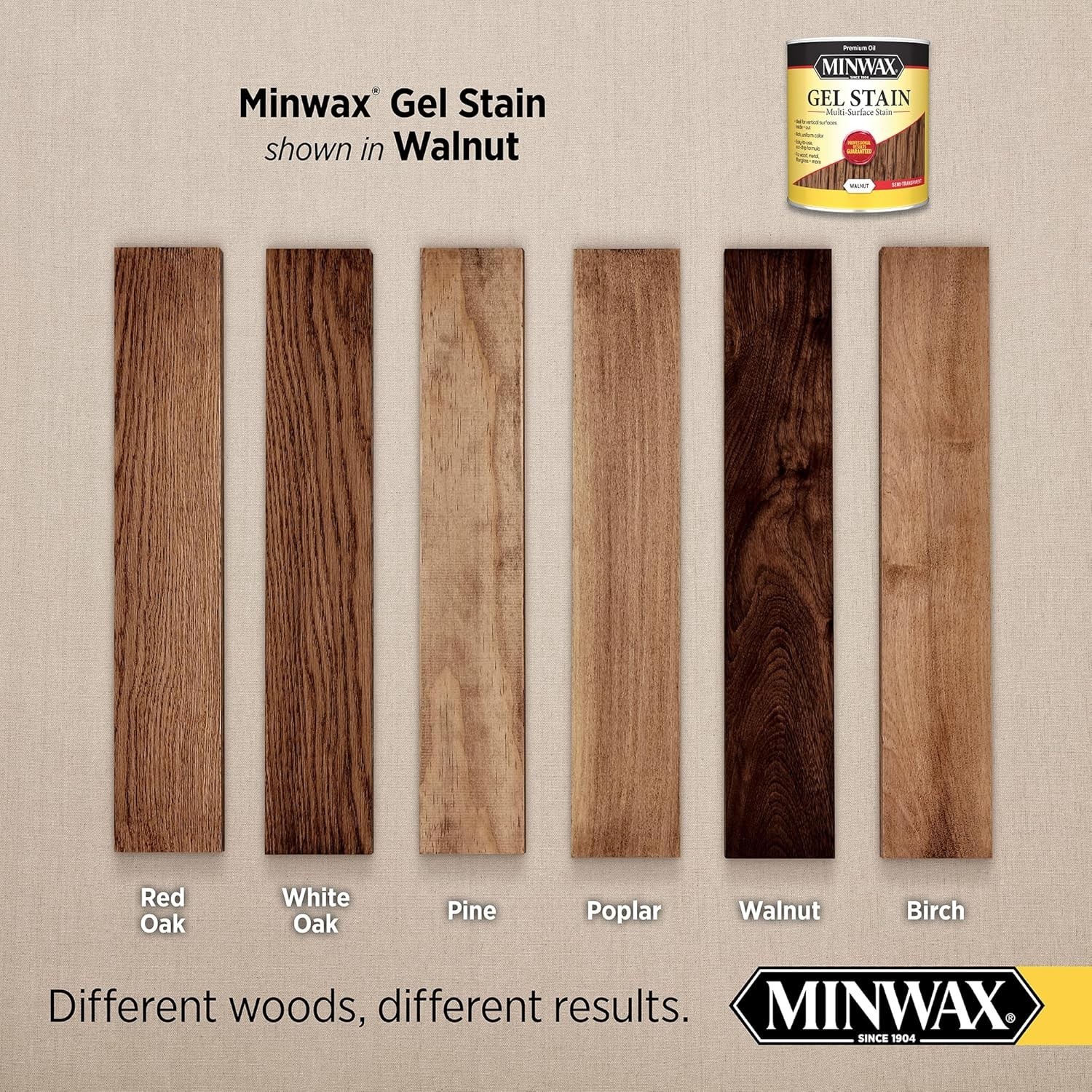 Versatile 1 Quart Walnut Gel Stain – Ideal for Interior and Exterior Woodwork