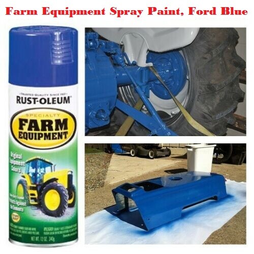 Ford Blue Spray Paint Coating Gloss Tractors Farm Implements Lawn Mowers Metal