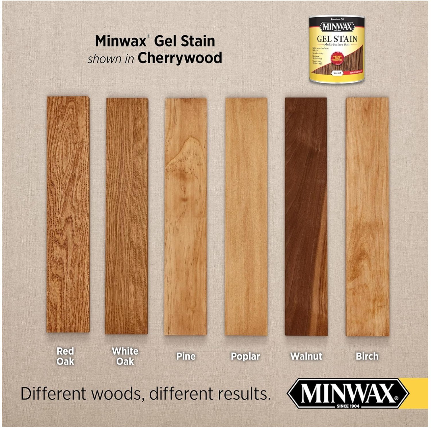 Interior Cherry Wood Stain – Non-Drip Gel Formula