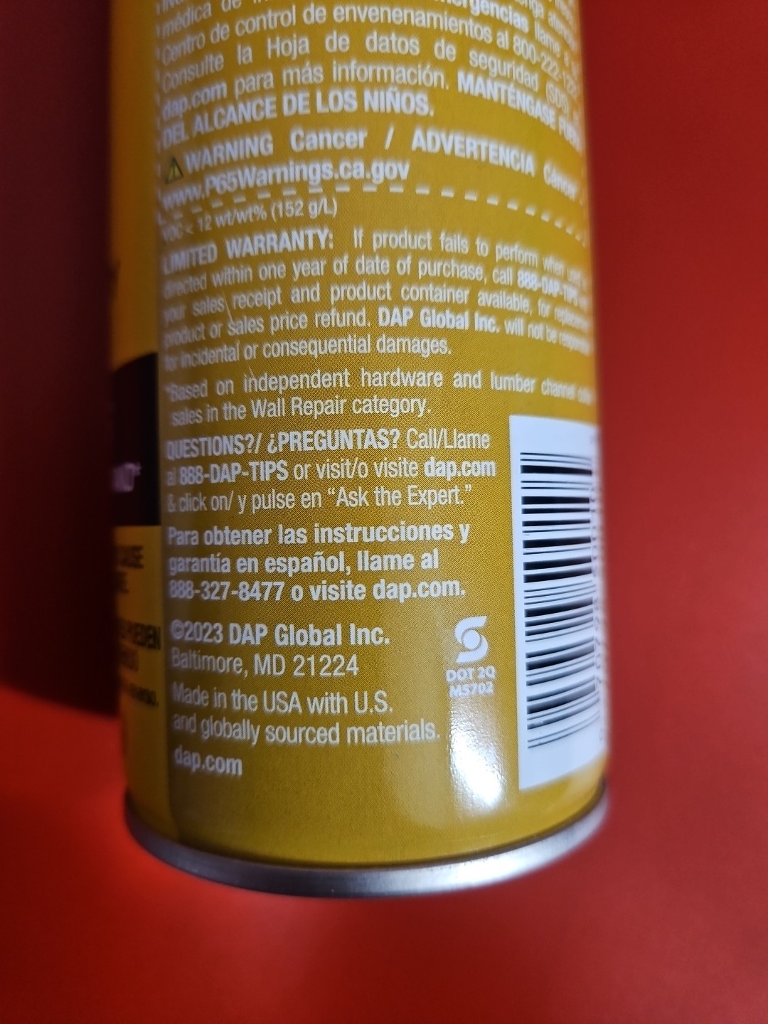 DAP Knockdown Water Based 2 in 1 Wall & Ceiling Texture Wide Spray – 25 Oz – NEW