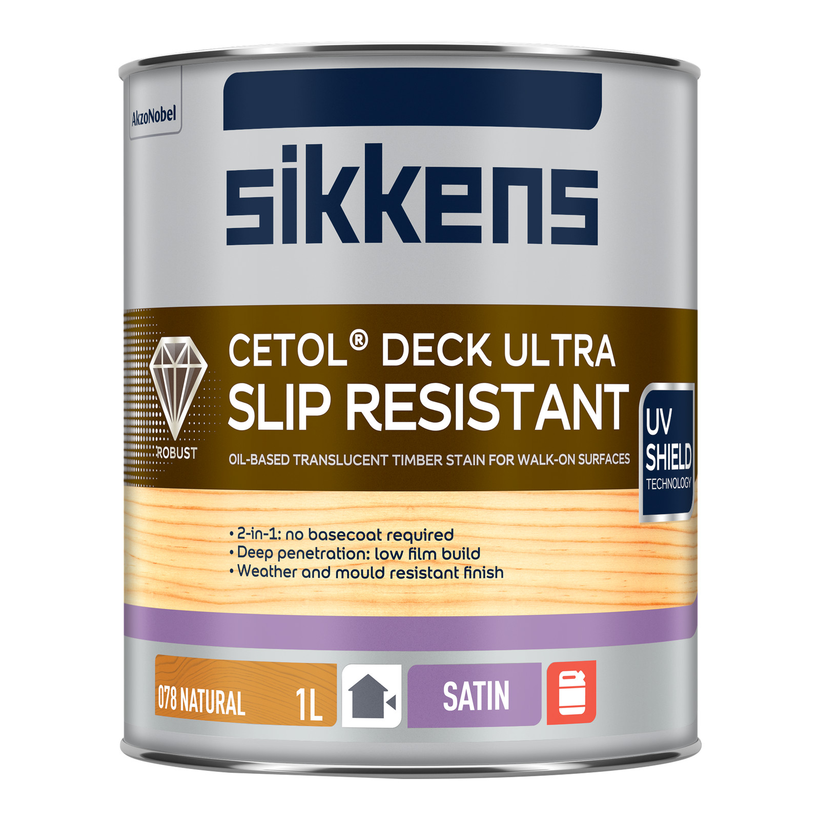 Sikkens 1L Natural Cetol Deck Ultra Slip Resistant