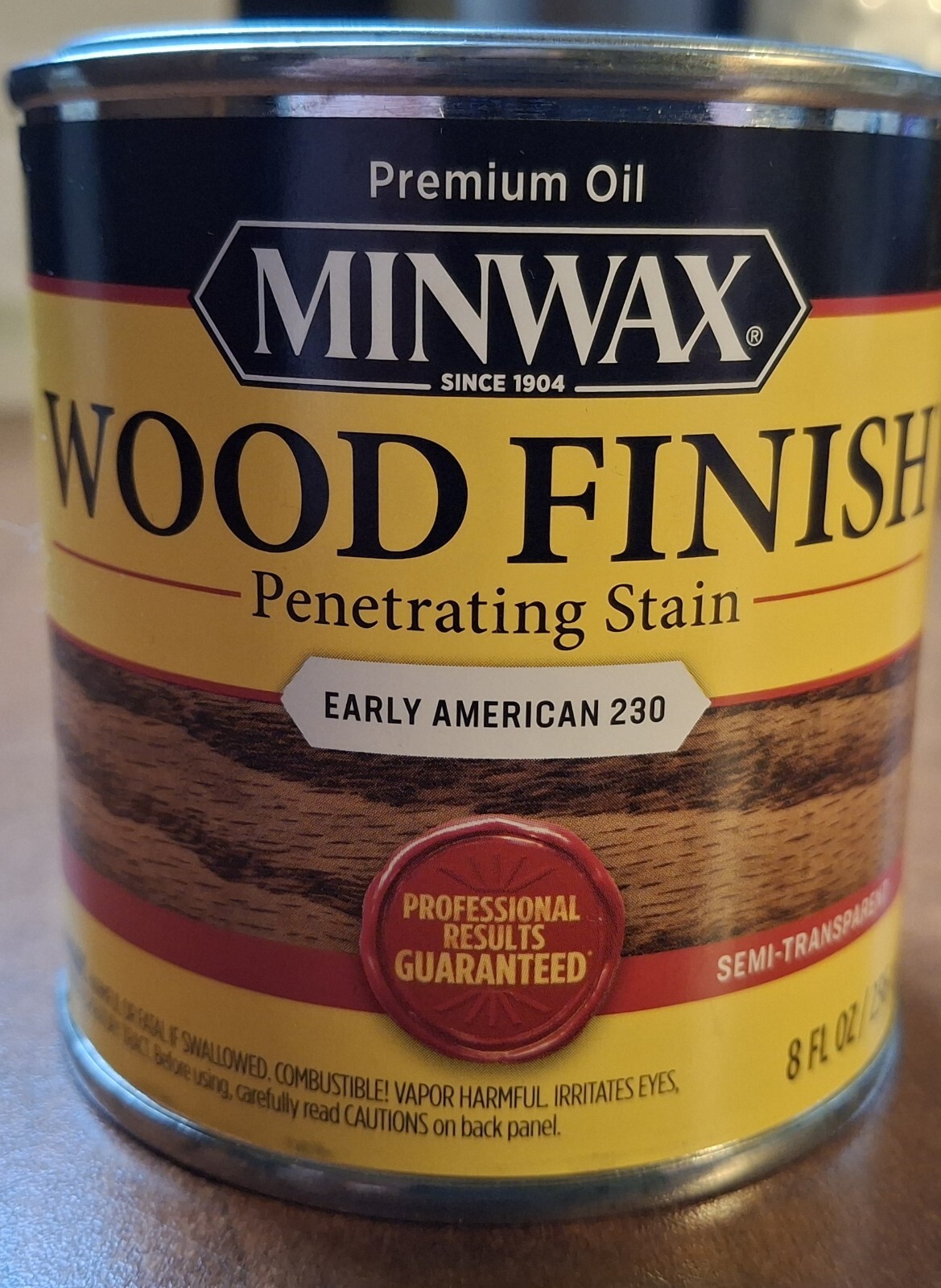 1/2 Pt Minwax WOOD FINISH PENETRATING STAIN Semi-Transparent Oil-Based