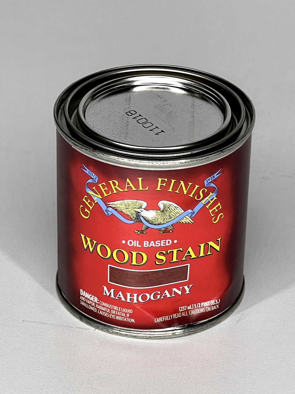 General Finishes Oil Based Wood Stain | Mahogany | 1/2 Pint – NEW