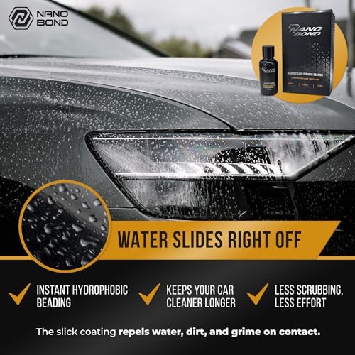 Ceramic Coating 9H PRO (60ML), Car, Plastic, Glass, and Wheel 60ml Kit