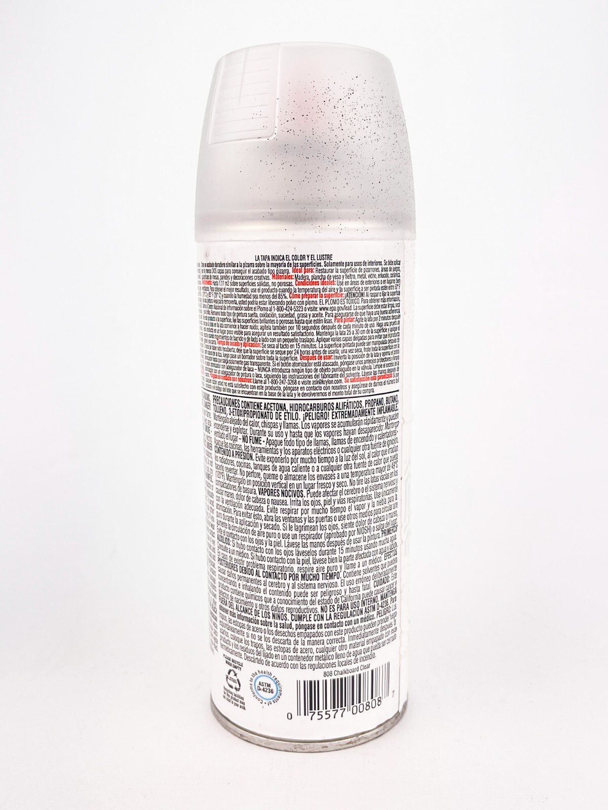 Krylon 808 Chalkboard Clear Spray paint 12oz Lot of 2