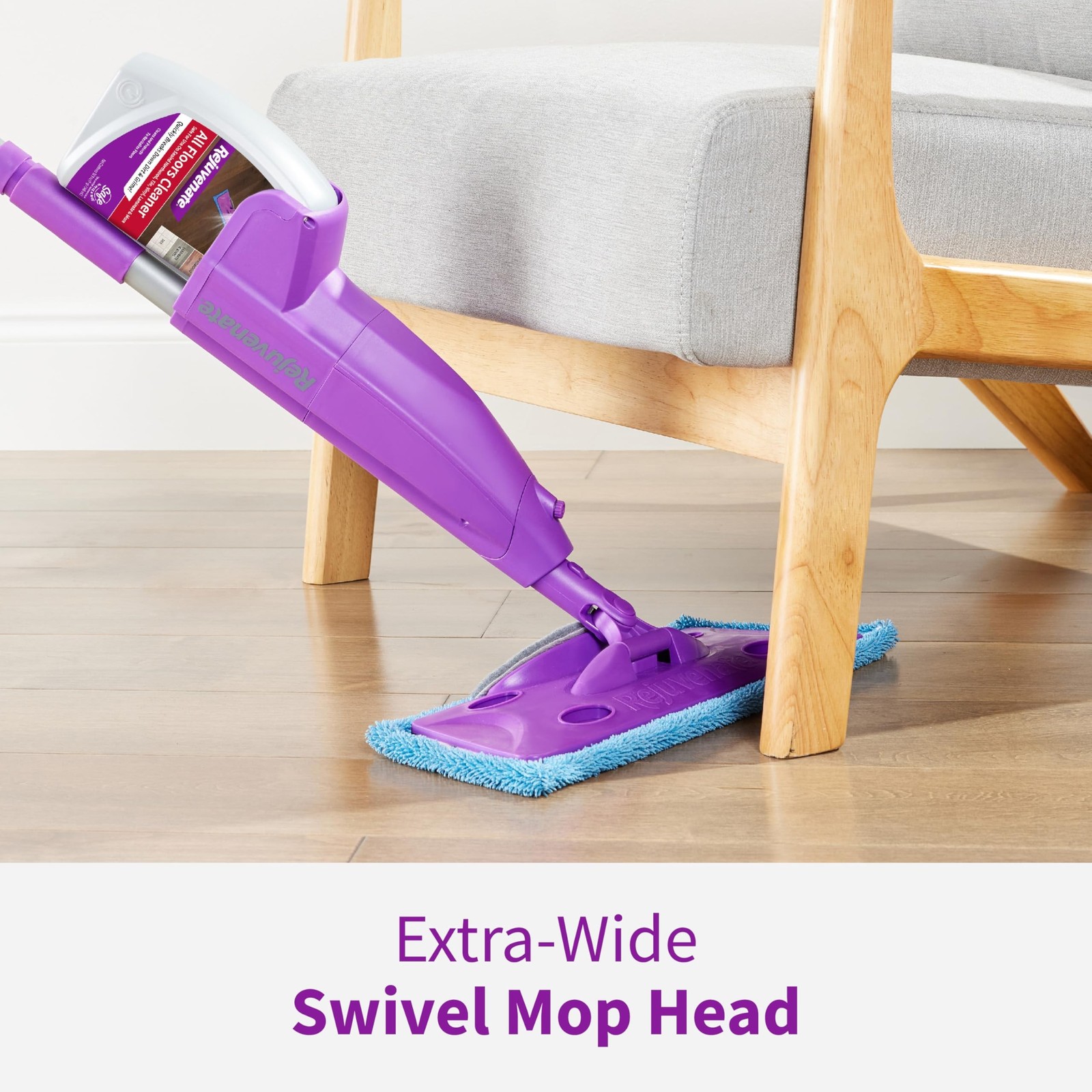 Rejuvenate Click N Clean Multi-Surface Spray Mop All-in-One Kit Cleans and Re…