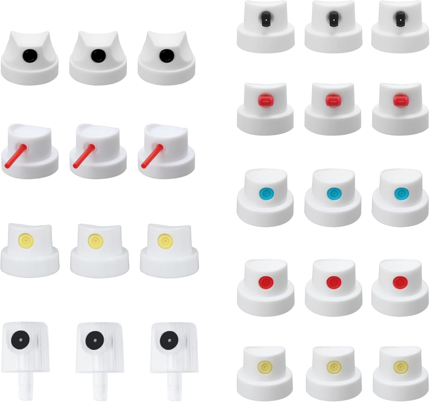 Universal Spray Paint Caps for Female Cans-Spray Can Nozzle – Adapter Replacemen