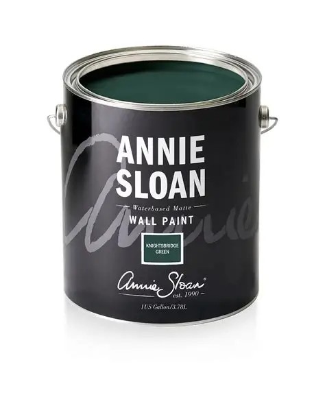 1 Gallon Annie Sloan Water Based Matte Wall Paint Knightsbridge Forest Green