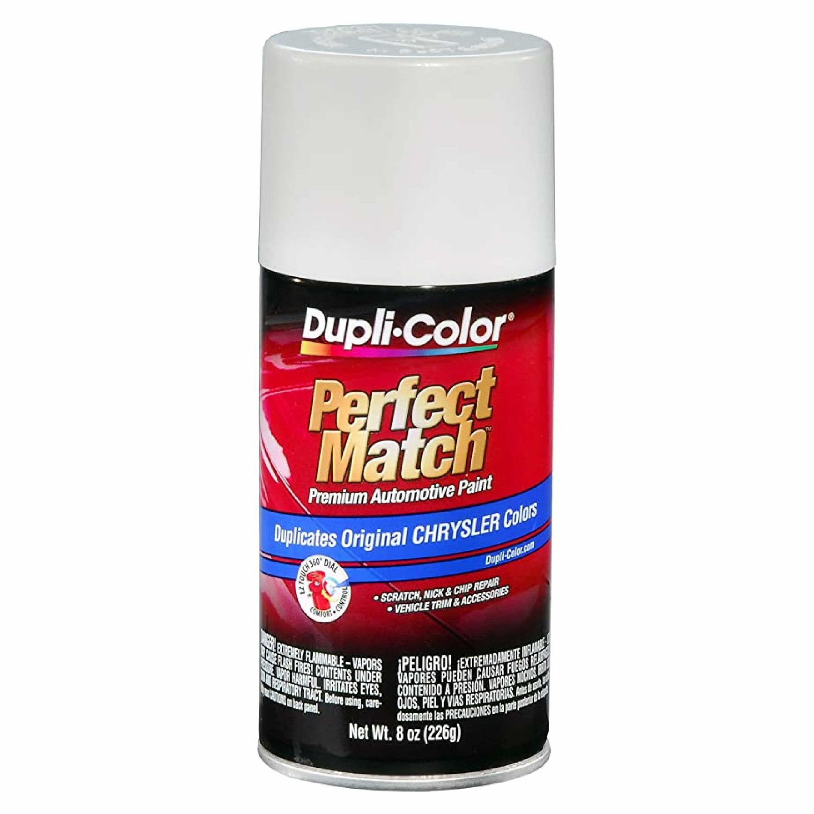 Dupli-Color Perfect Match Premium Automotive Paint, Bright White, 8 oz