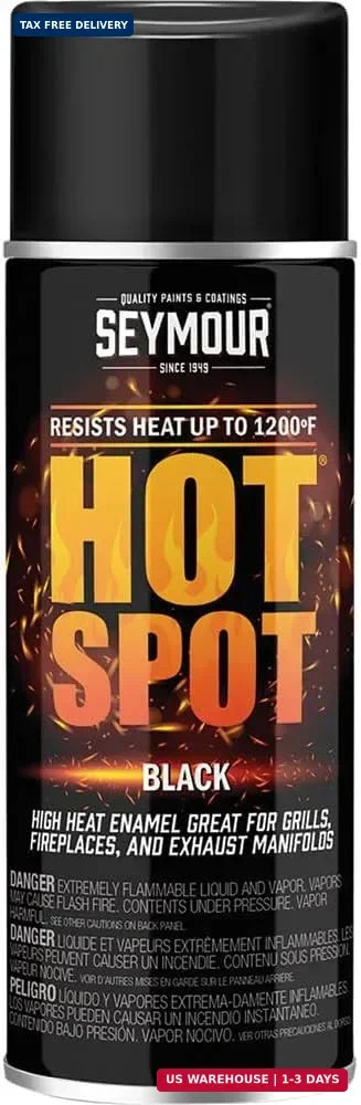 Seymour 16-1203 Hot Spot High Temperature Paints, Black