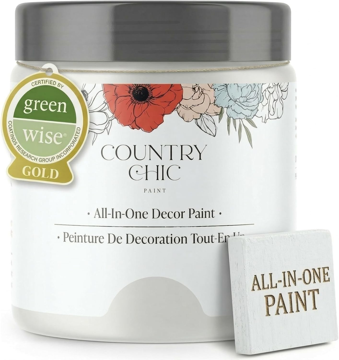Transform Your Home with Eco-Friendly Chalk Paint – Simplicity White Pint 16oz