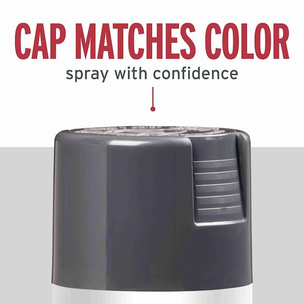 Rust-Oleum 7784830 Spray Paint, Charcoal Gray, Gloss, Solvent, 12 Oz