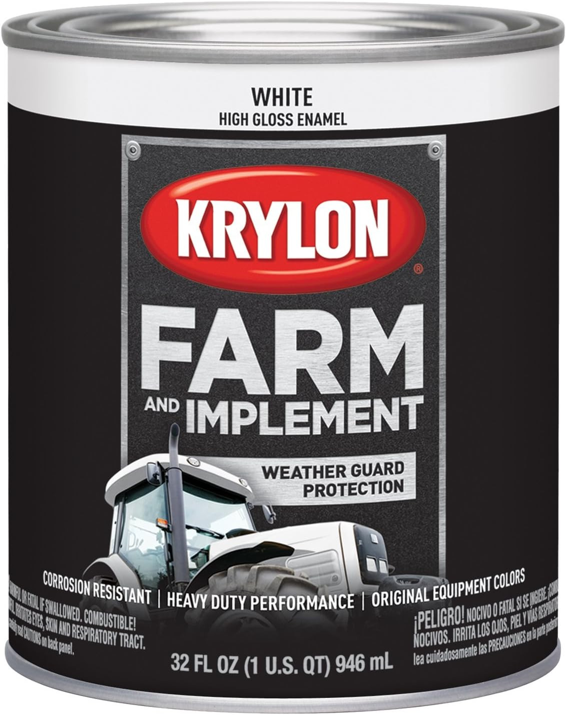 K01954008 Farm & Implement Spray Paint, High Gloss, New Kubota Orange, 12 Oz(340