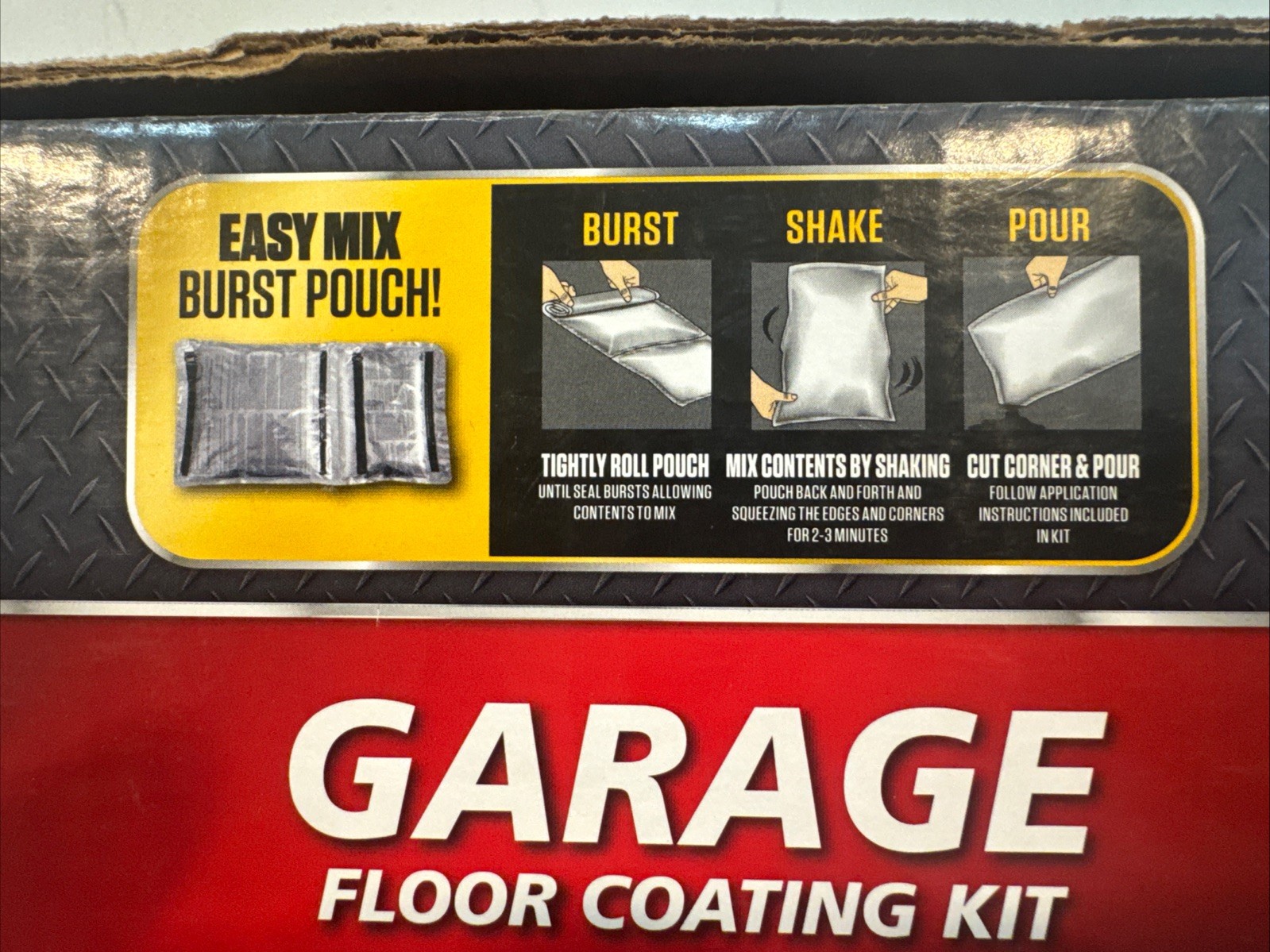 Rust-Oleum RockSolid 1 Car Garage Floor Kit – 90 oz. – Gray Polycuramine