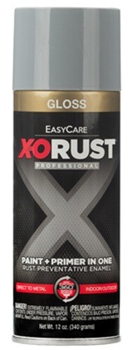 X-O Rust XOP15-AER Gloss Machinery Gray Anti-Rust Enamel Spray Paint Primer
