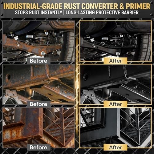 Rust Converter for Metal 2 in 1 Rust Converter Metal Primer 35 oz Black Rust …