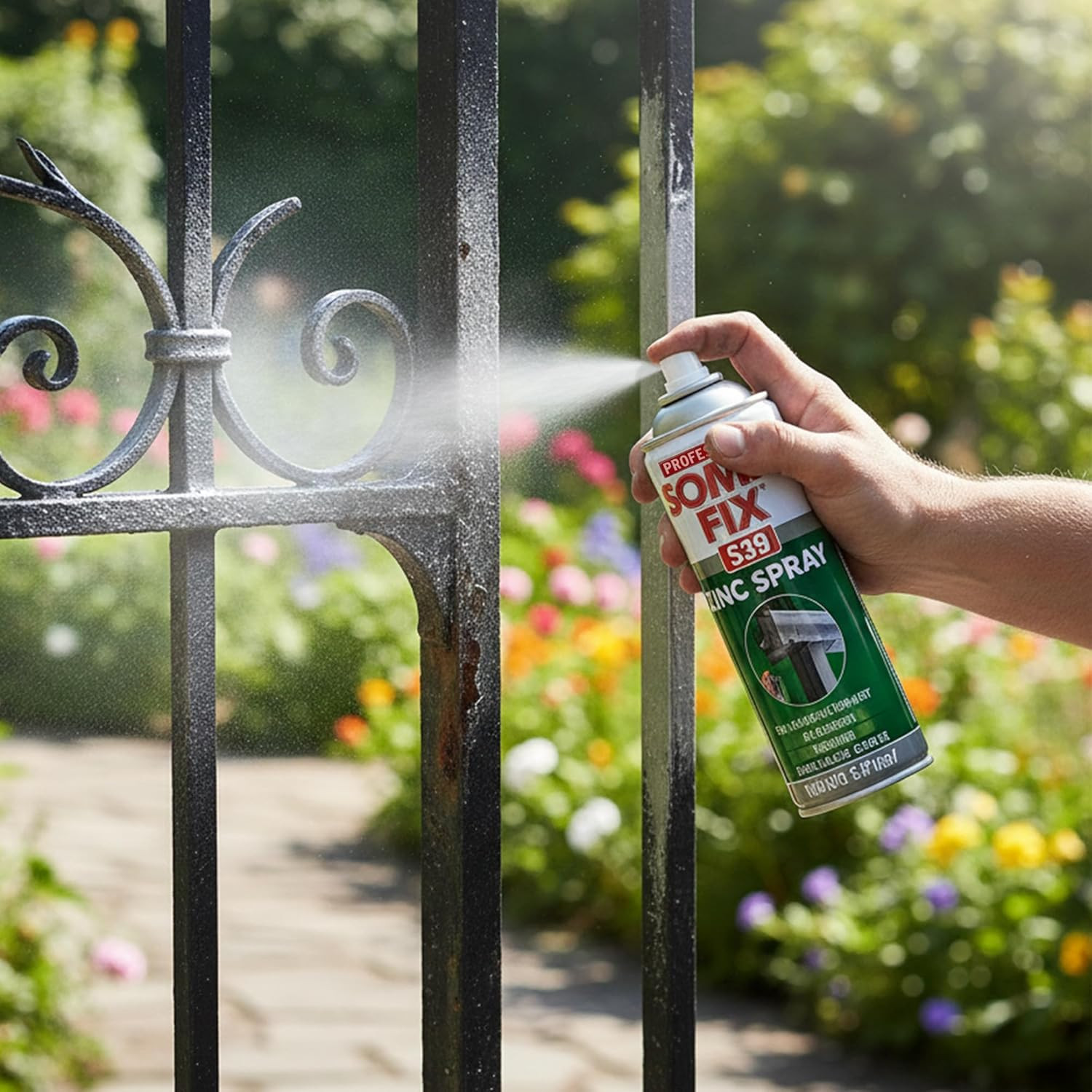 Cold Galvanizing Spray Paint – Metal Paint, Zinc Rich anti Rust Coating, Bright