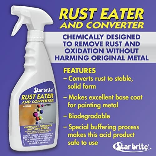 Star brite Rust Eater & Converter – Chemically Converts Rust Into Steel