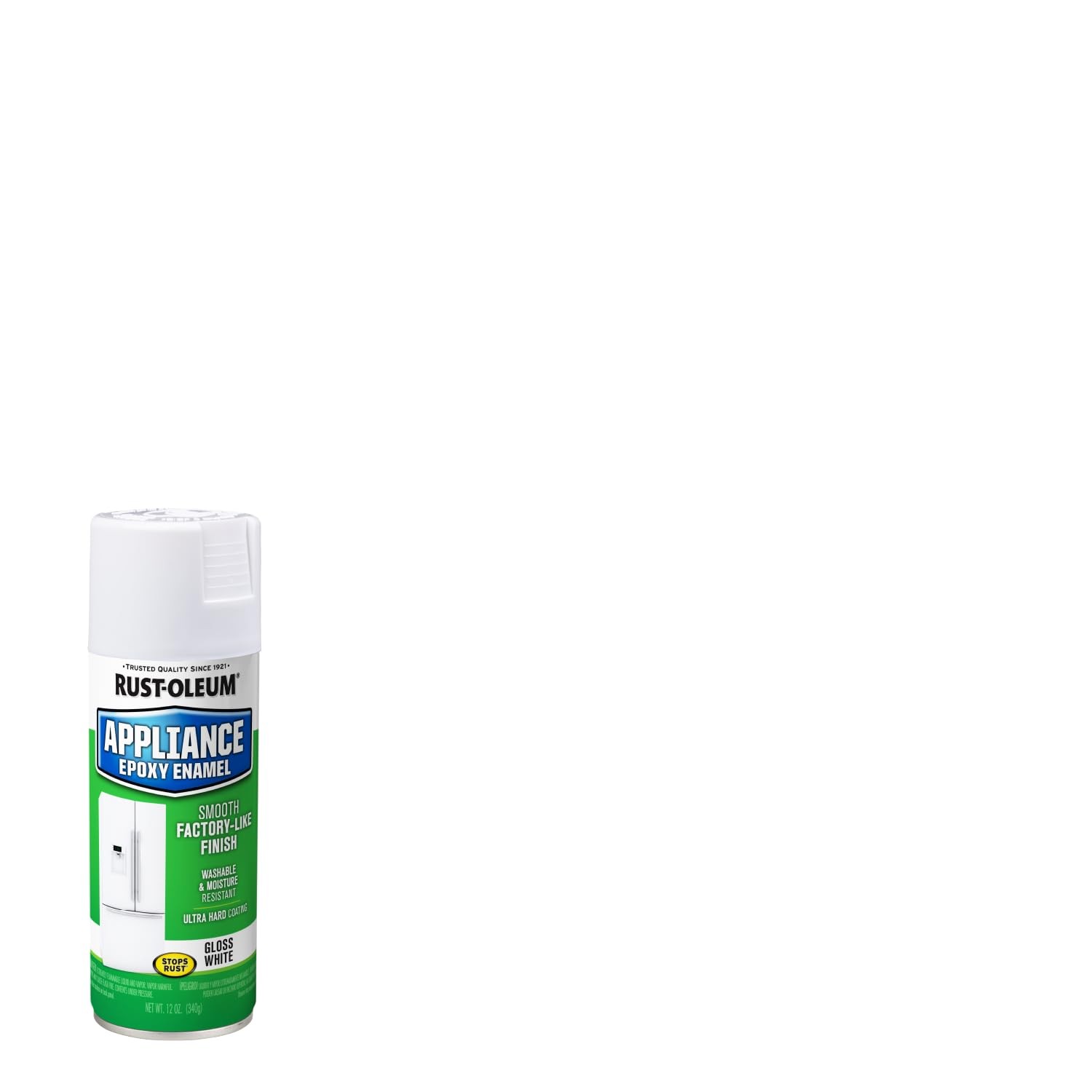 Rust-Oleum 7881830 Specialty Appliance Epoxy Spray Paint, 12 oz, 12 White