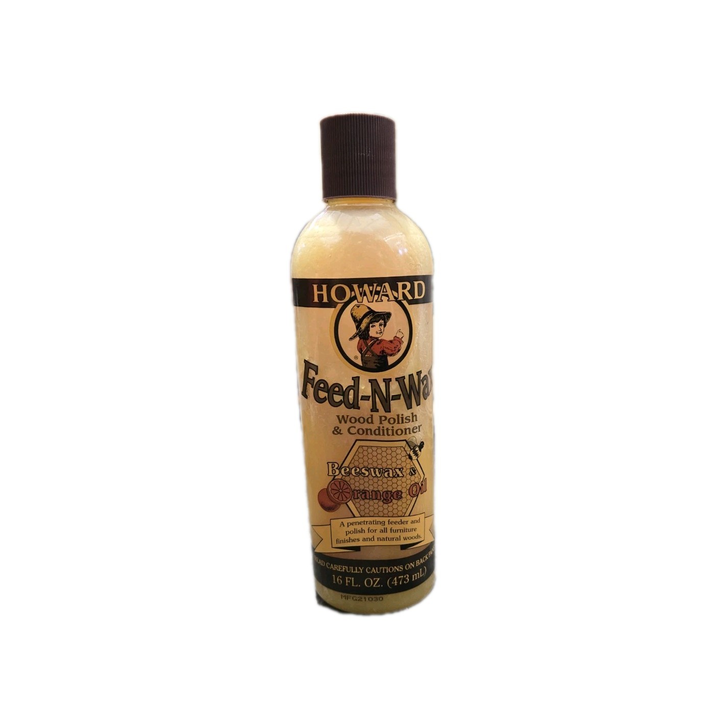 Howard Feed-N-Wax Wood Polish and Conditioner, 16-Ounce