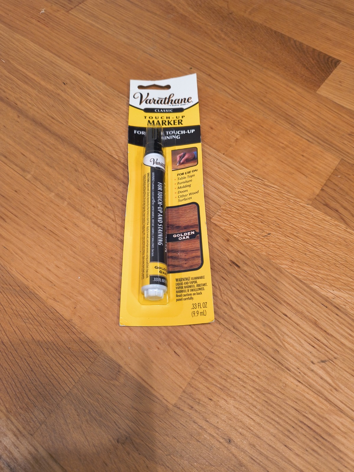 Varathane Touch-Up Marker, 0.33 fl oz, Golden Oak- NEW/ SEALED