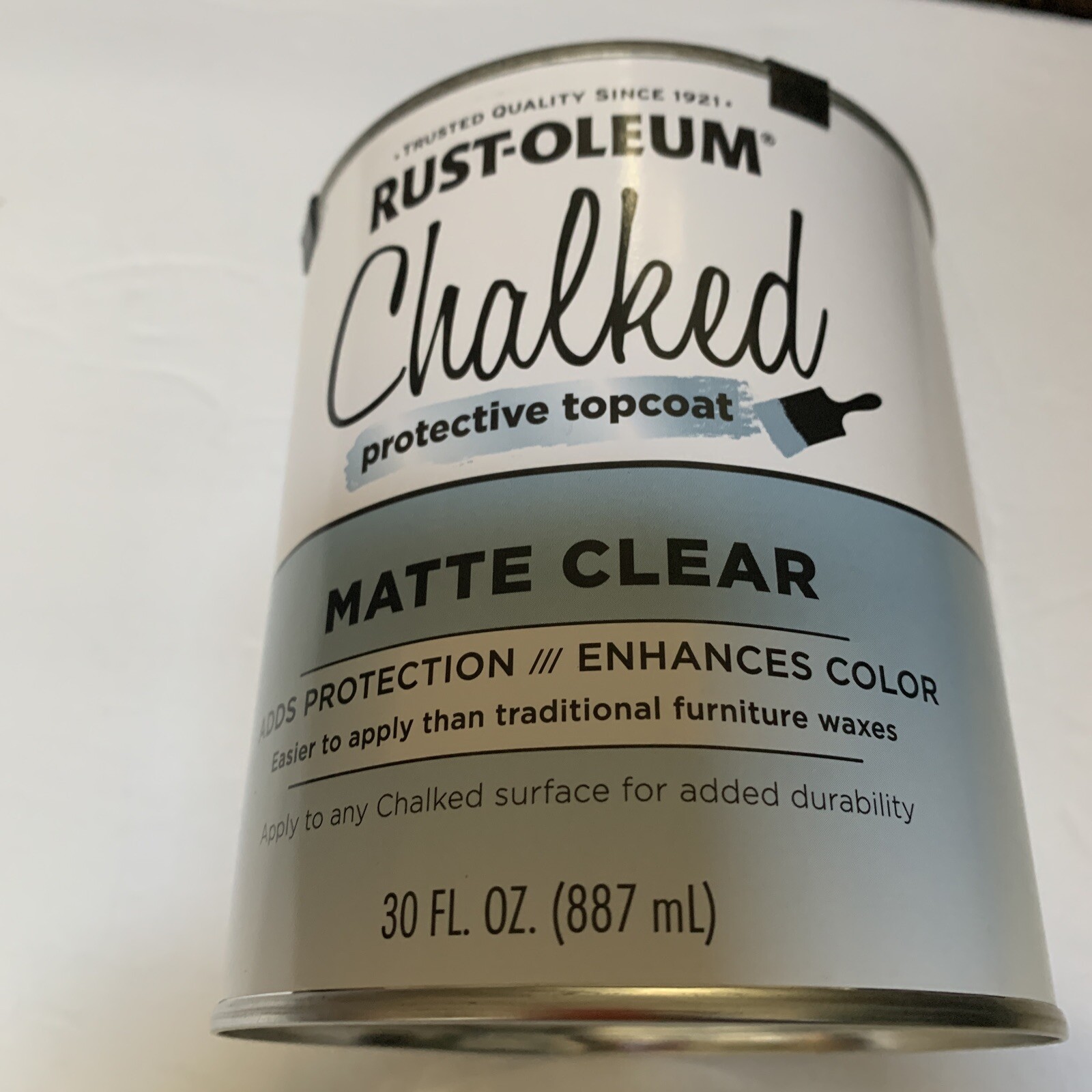 Rust-Oleum 287722 Chalked protective topcoat Matte CLEAR 30oz