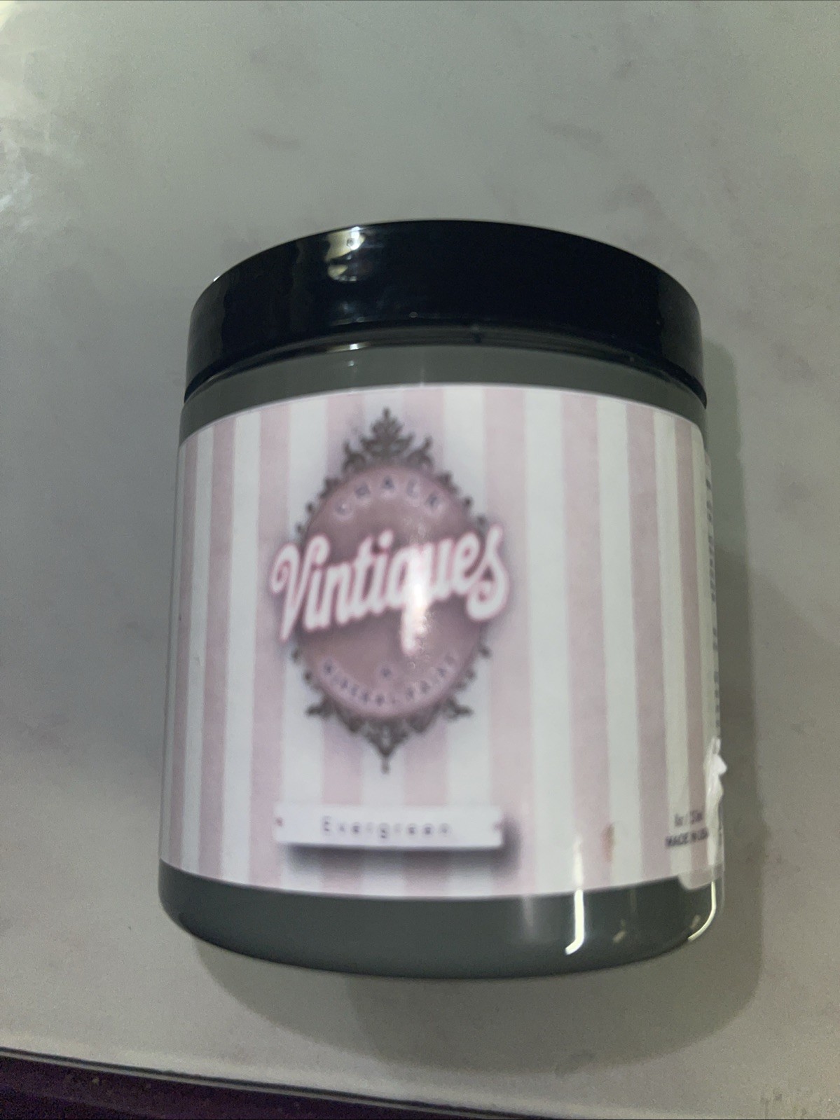 Vintiques Chalk and Mineral Paint, Evergreen, 8oz,
