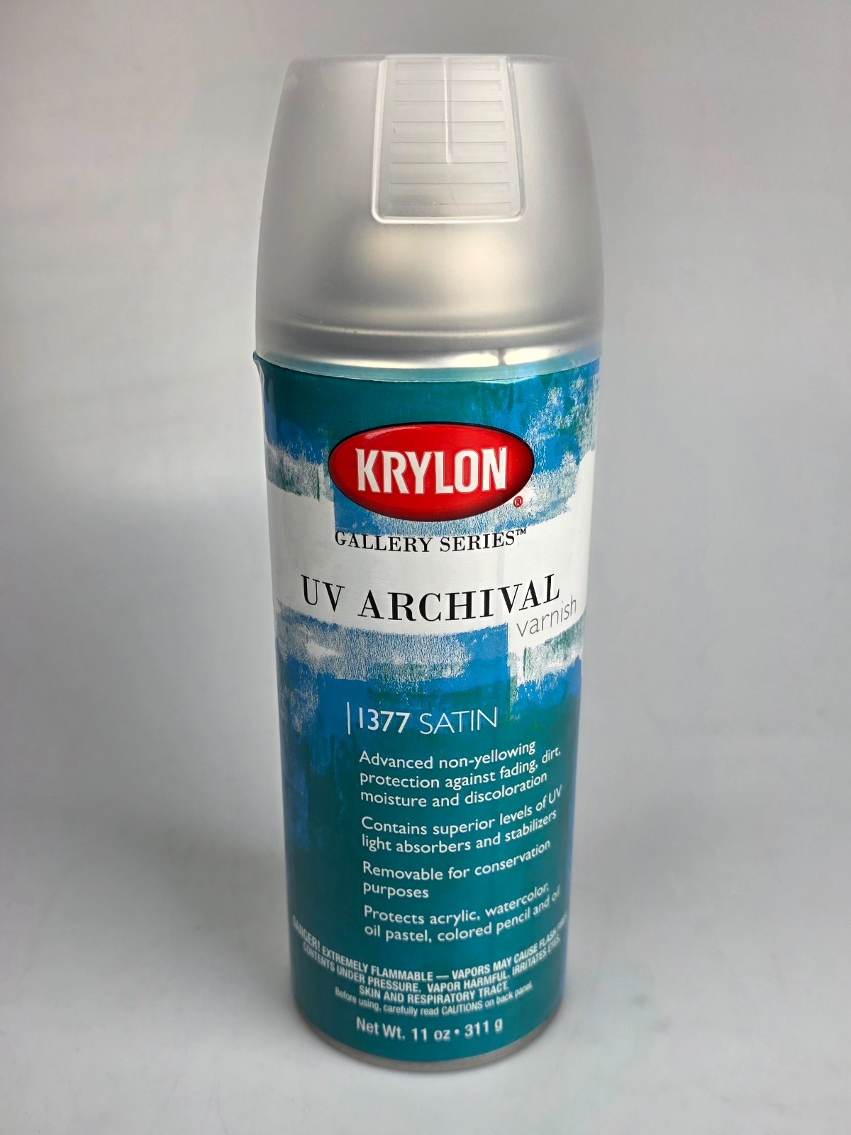 NEW – 6 PK KRYLON GALLERY SERIES UV ARCHIVAL SATIN SPRAY CAN 1377 FREE SHIPPING