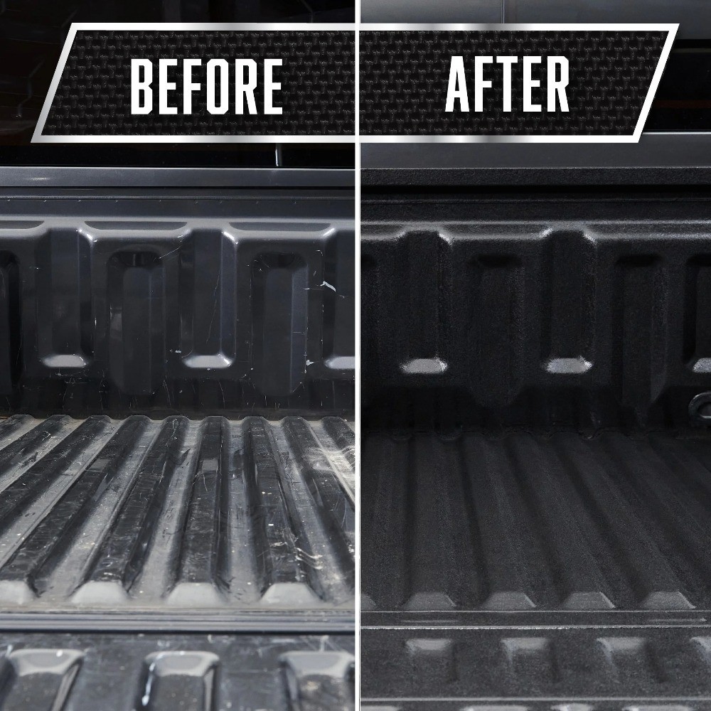 Automotive Truck Bed Coating Spray Black Protective Paint 1 Quart
