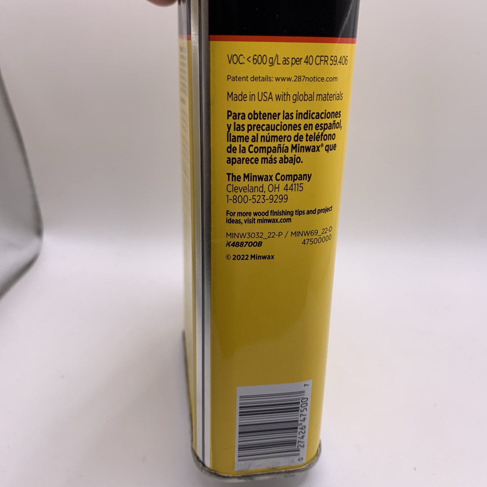 Minwax 47500 Tung Oil Wood Natural Color Finish 1 pint or 16 fl. oz. NEW