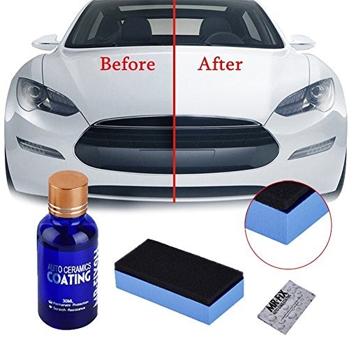 Malcm High Gloss Ceramic Car Coating Kit, Anti-scratch Car Polish Exterior