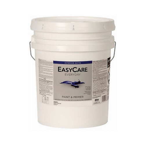 EasyCare EVDSEP-5G Interior Latex Paint, Satin, Pastel Base, 5 Gallon – Quantity
