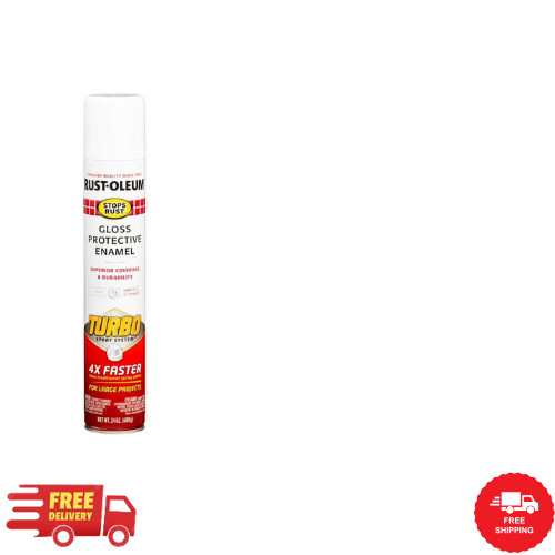 Rust-Oleum Stops Rust 24 oz Turbo Spray System – Gloss White