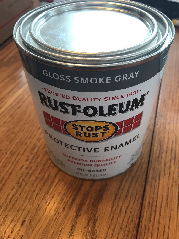 Rust-Oleum Protective Enamels Gloss Smoke Gray Oil- Based Ships N 24h