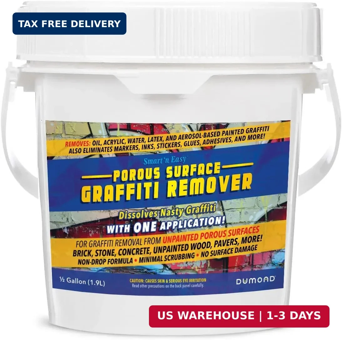 Smart ‘n Easy Porous Surface Graffiti Remover – Eliminates Unwanted Graffiti fro