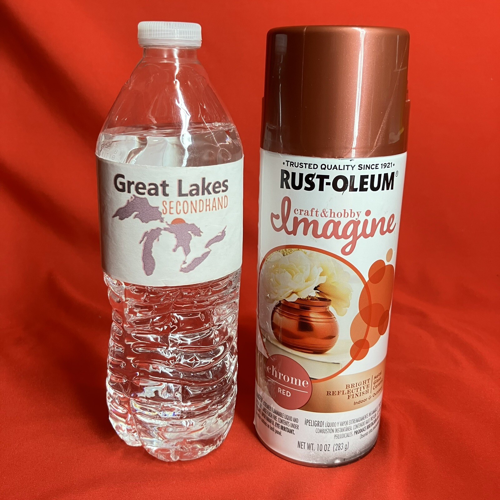 3 – Rust-Oleum / Imagine / Bright Chrome Red Spray Paint 10 oz /Crafts & Hobby