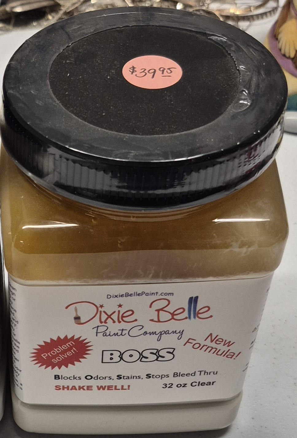 Dixie Belle Paint Co BOSS 32oz Clear Odor Stain Block Paint