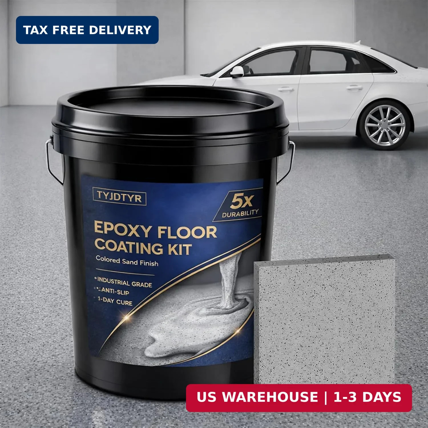 Epoxy Colored Sand Floor Paint, Epoxy Floor Paint For Concrete, Self Leveling Hi