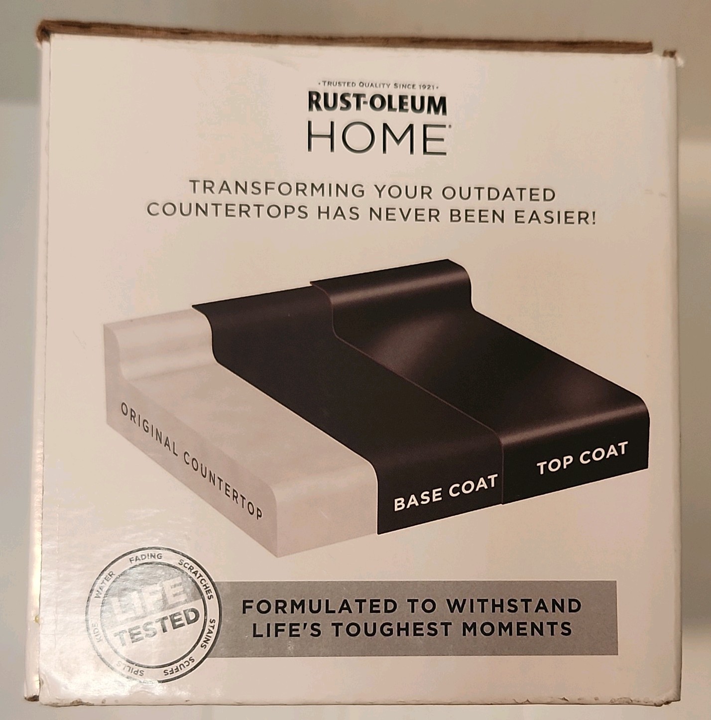 Rust-Oleum Countertop Coating Kit Deep Tint Base Satin Top Coat