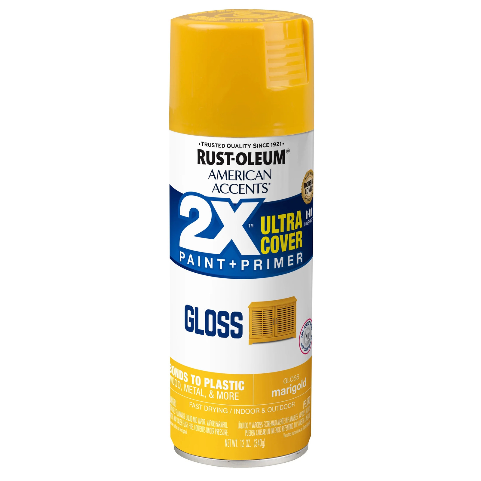 Marigold 2X Ultra Cover Gloss Spray Paint – 6 Pack, 12 Oz Each