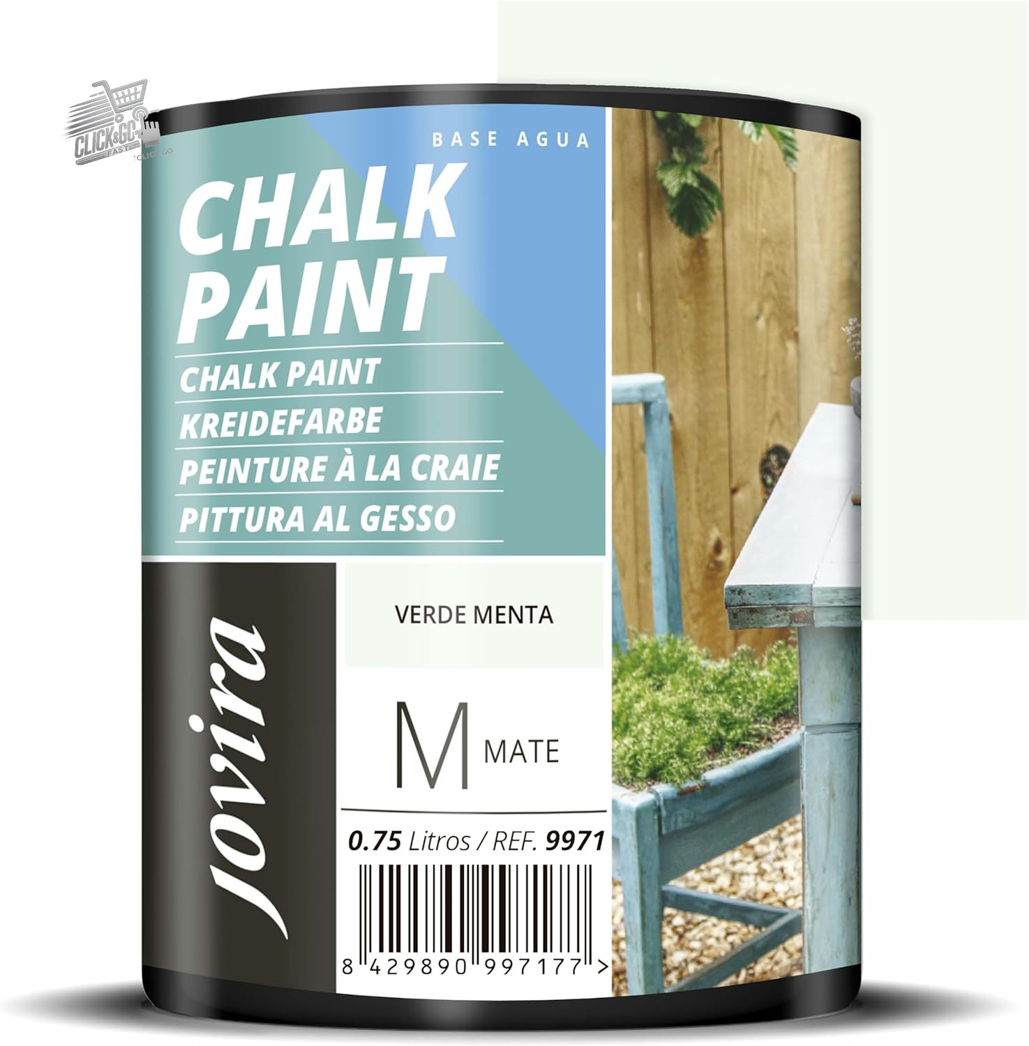 750 Ml Matte Plaster Paint | Water Base, (750 Milliliters, Chalk Paint). A-