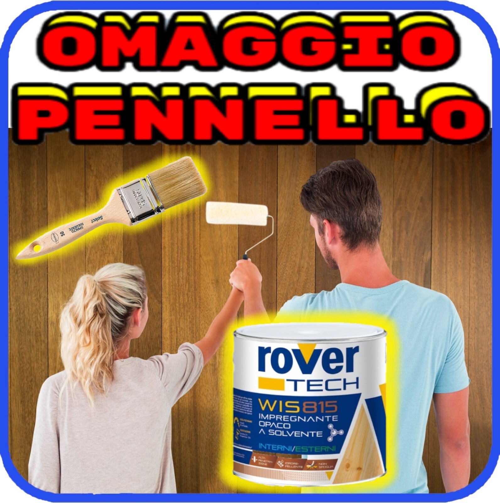 Rover Wood Protective Impregnating Stain, Dark Walnut, 5 L, Matte