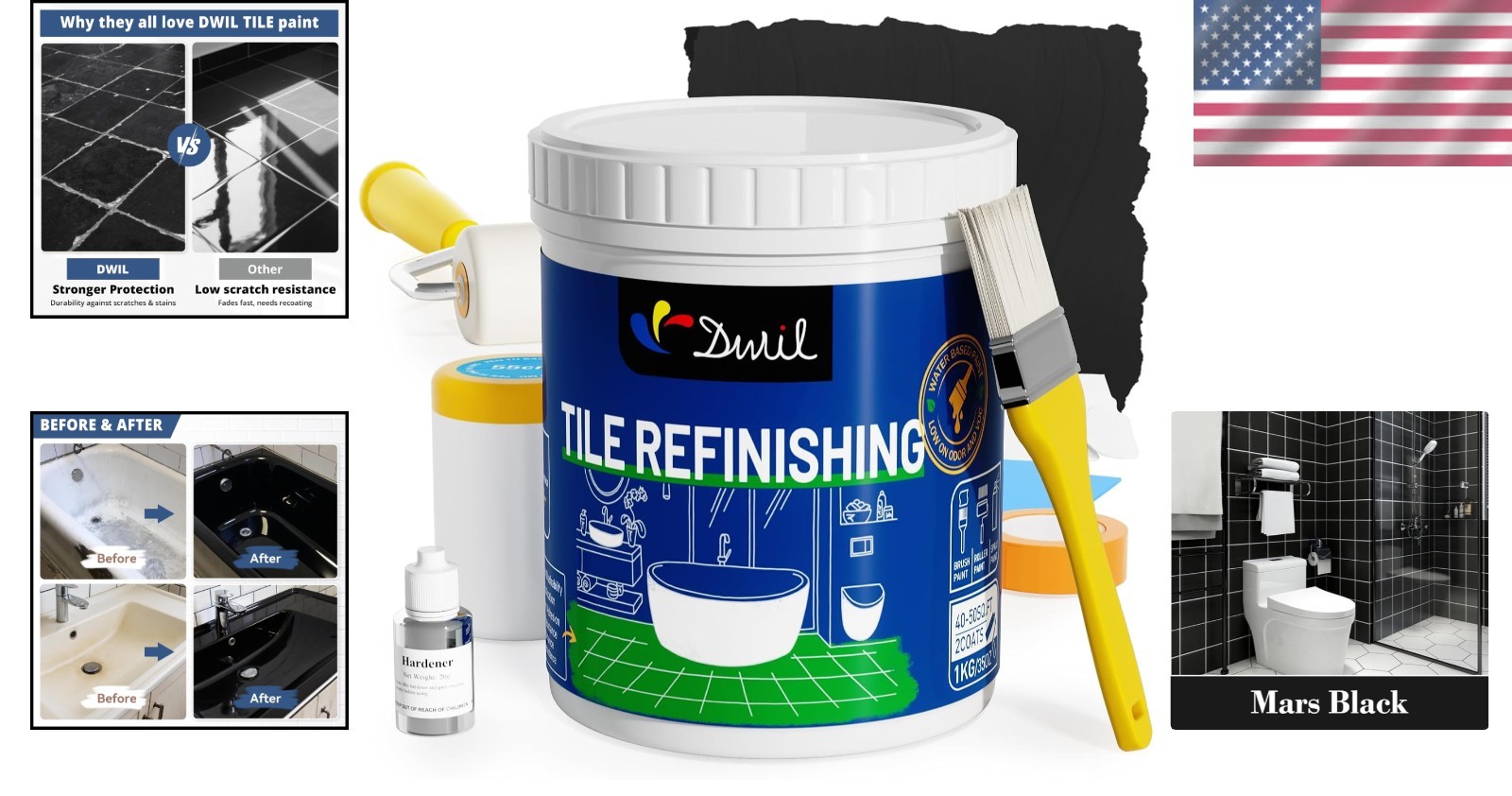 Bathtub Paint – Low Odor, Environmentally Friendly