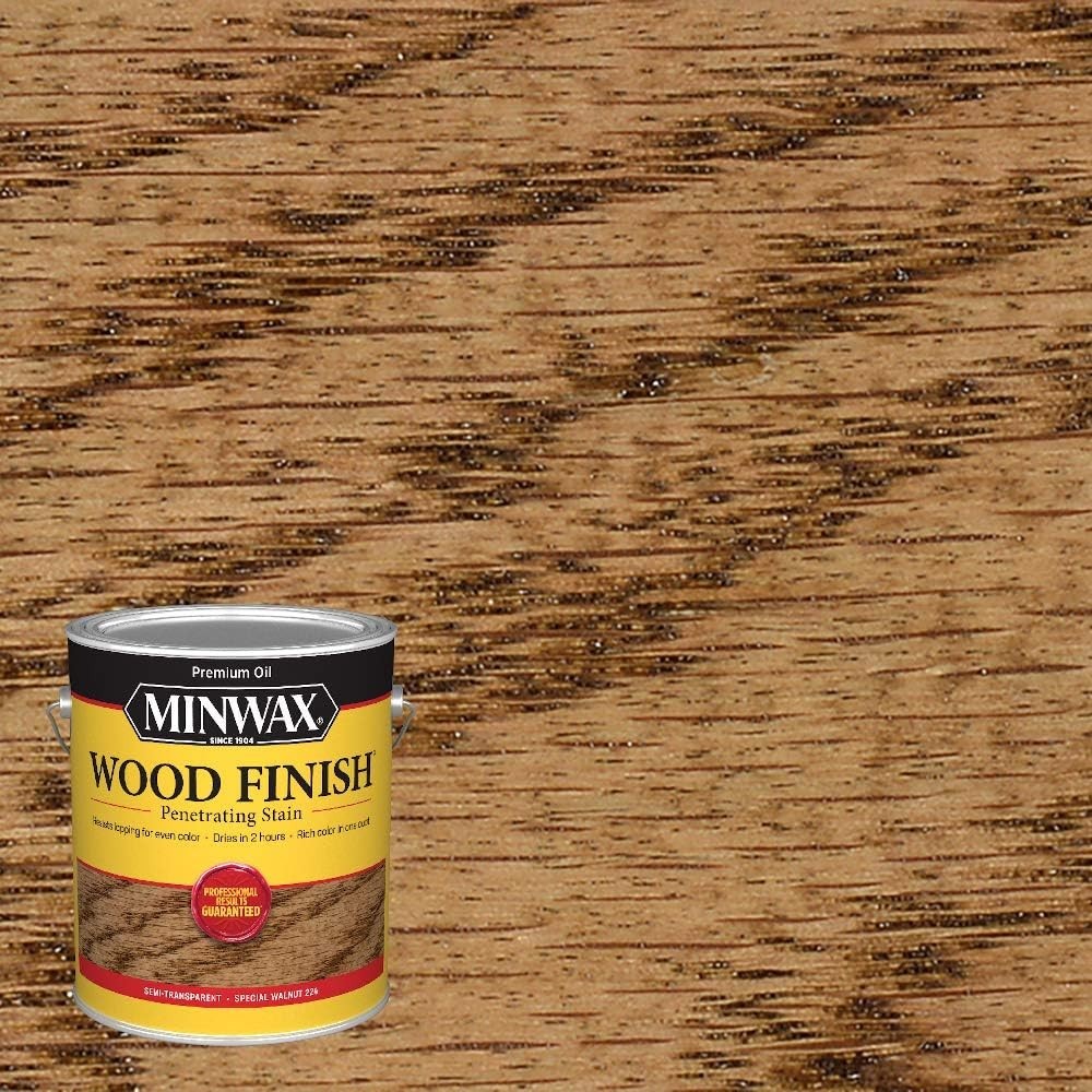 Rich Special Walnut Stain – 1 Gallon Interior Wood Finish for Easy Application