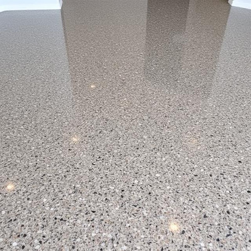POURLA 1/4″ Epoxy Floor Flakes 20lb /9kg Box Garage Floor Chips Covers 400 Sq Ft