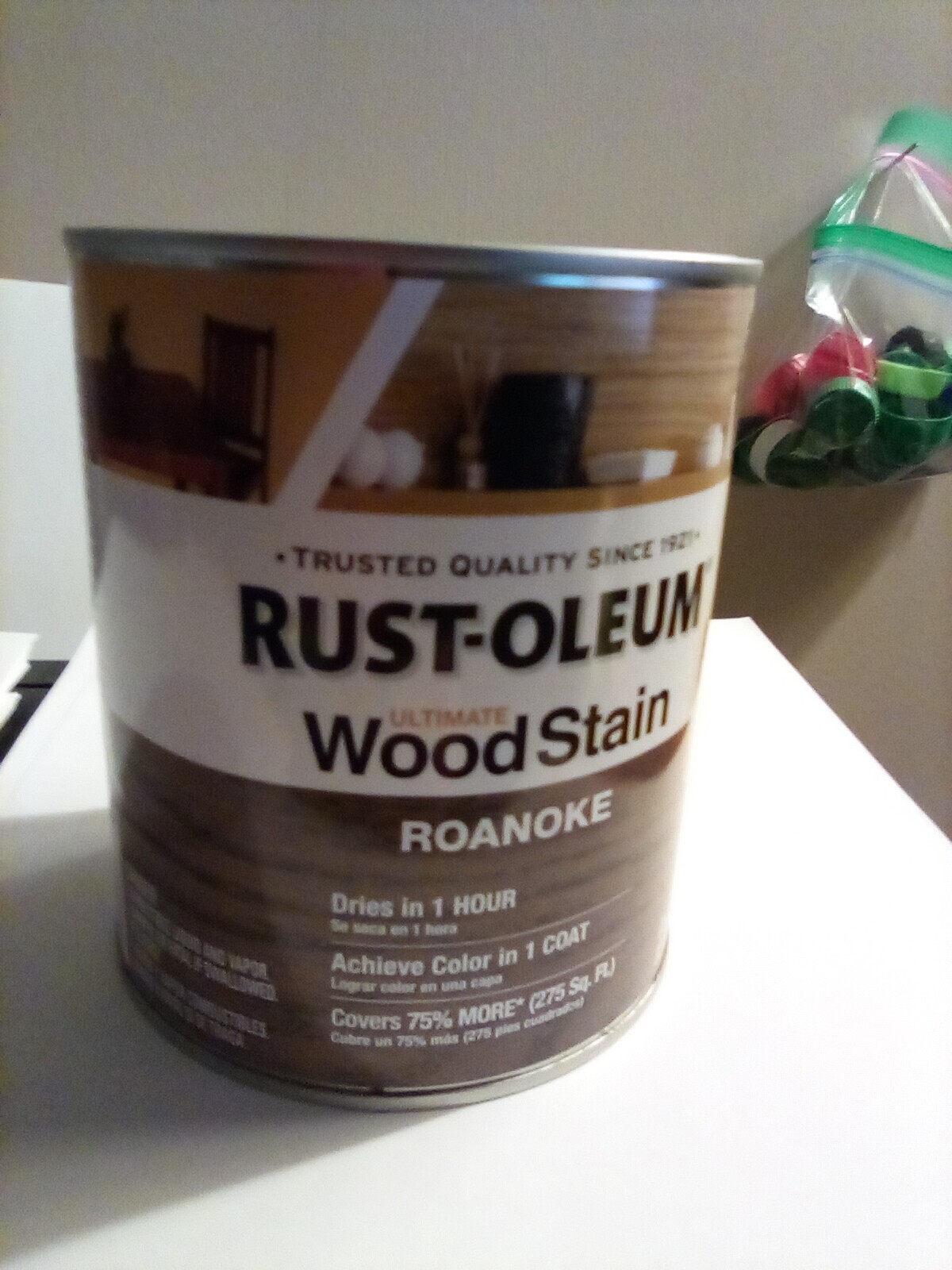 RustOleum 32 Oz Wood Stain – ROANOKE- Dries In 1 Hour FREE SHIPPING