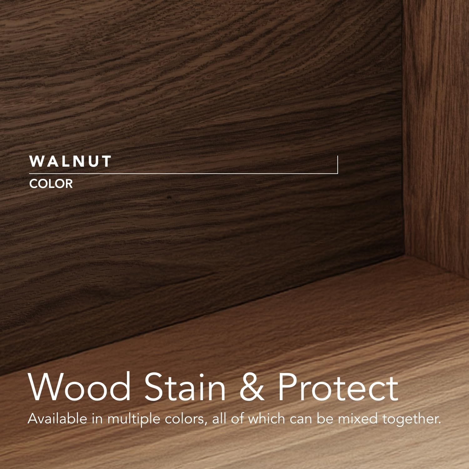 Walnut Wood Stain Oil – 1.3L Fast-Drying Finish for Furniture & Floors – Eco-Fri