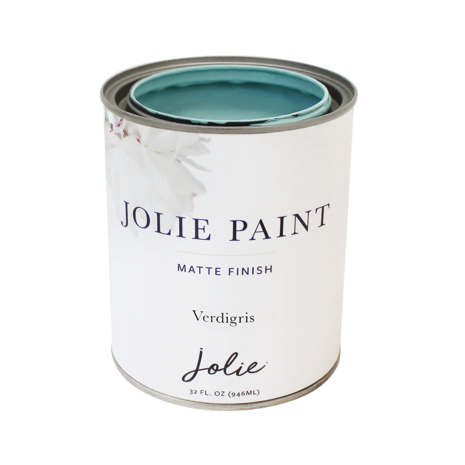Jolie Paint for furniture, cabinets, and decor: Verdigris (1 quart)