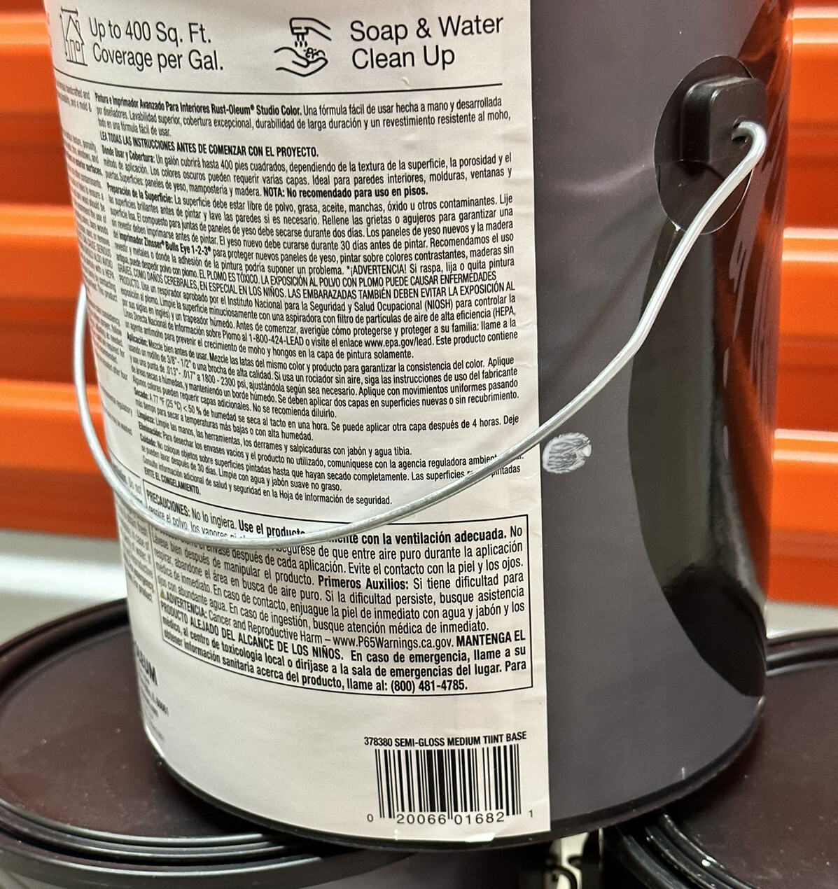 Rust-Oleum Studio Color Medium Tint Base Interior Paint Primer Semi Gloss 1 Gal